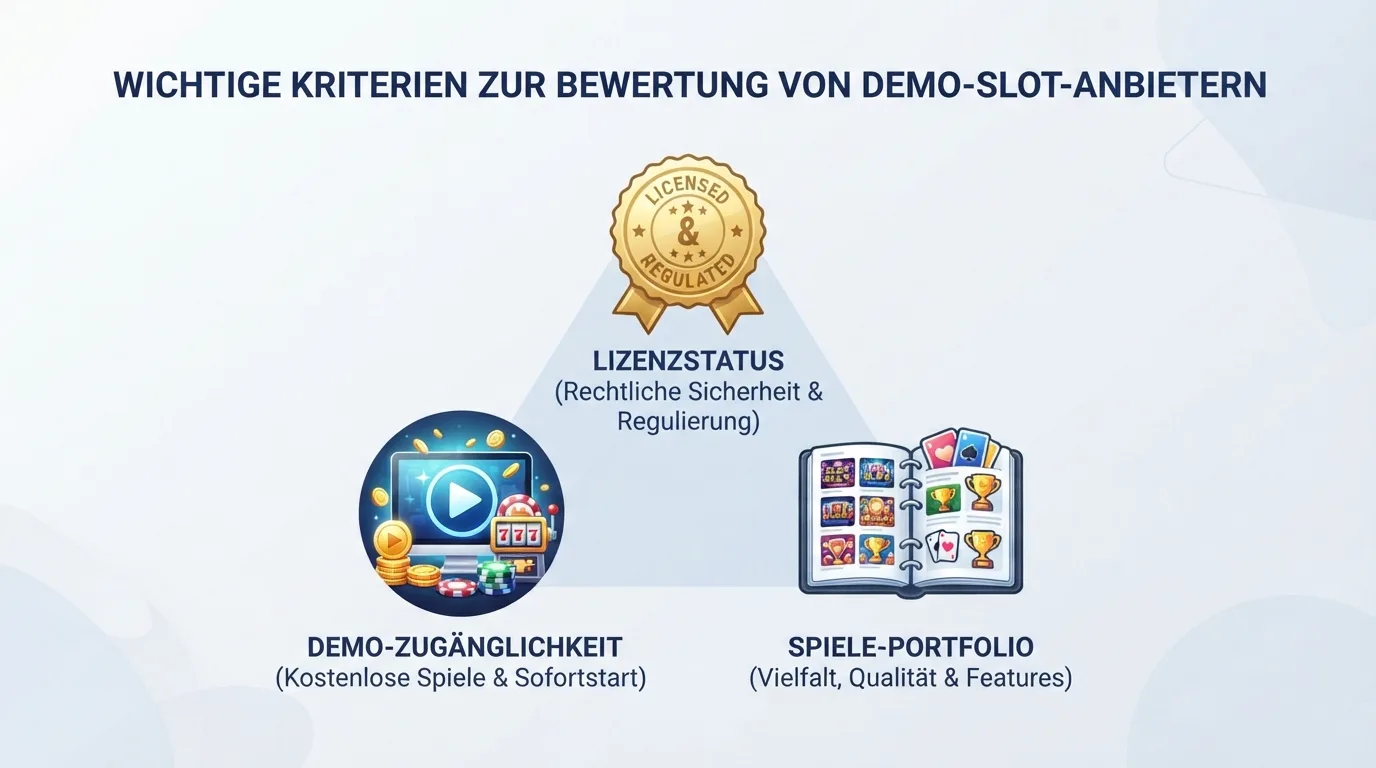 Eine vergleichende Übersicht von Anbieter-Logos oder Slot-Kacheln nebeneinander