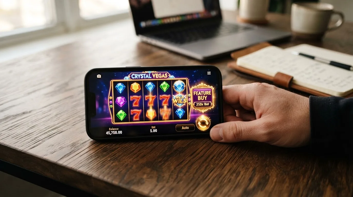Screenshot einer Bonus-Buy-Schaltfläche im Slot-Interface