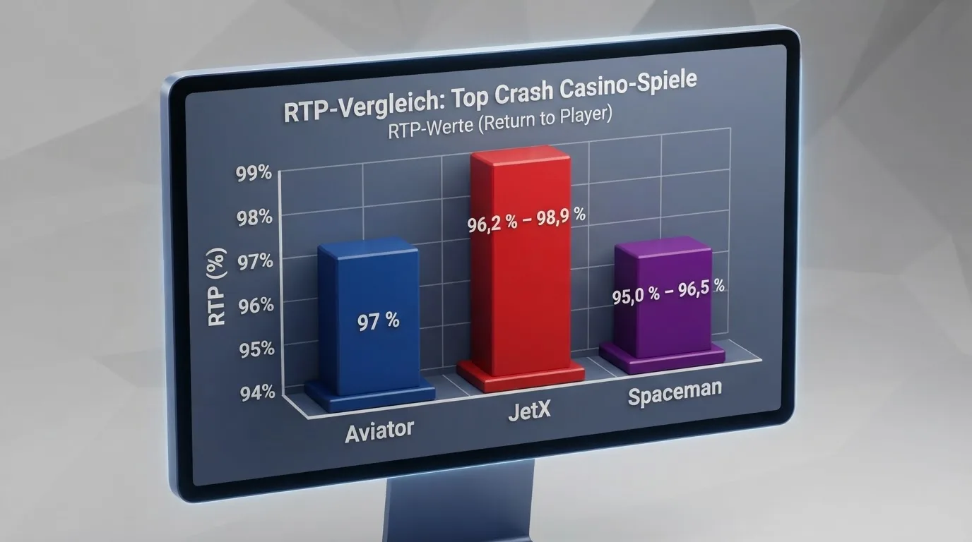 Eine vergleichende Übersicht der Crash-Spiele Aviator, JetX und Spaceman mit ihren RTP-Werten