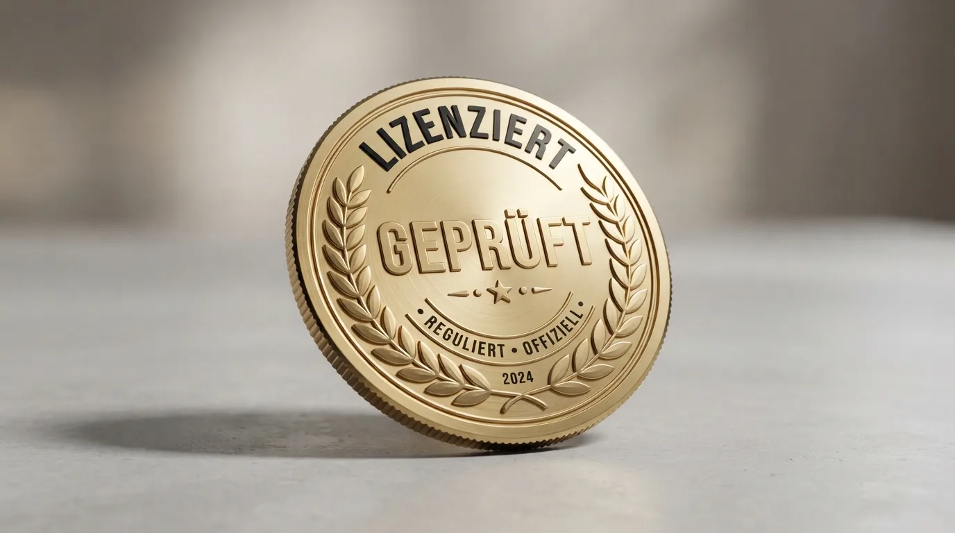 Das GGL-Logo oder ein stilisiertes Amtssiegel mit Bezug zur deutschen Glücksspielaufsicht
