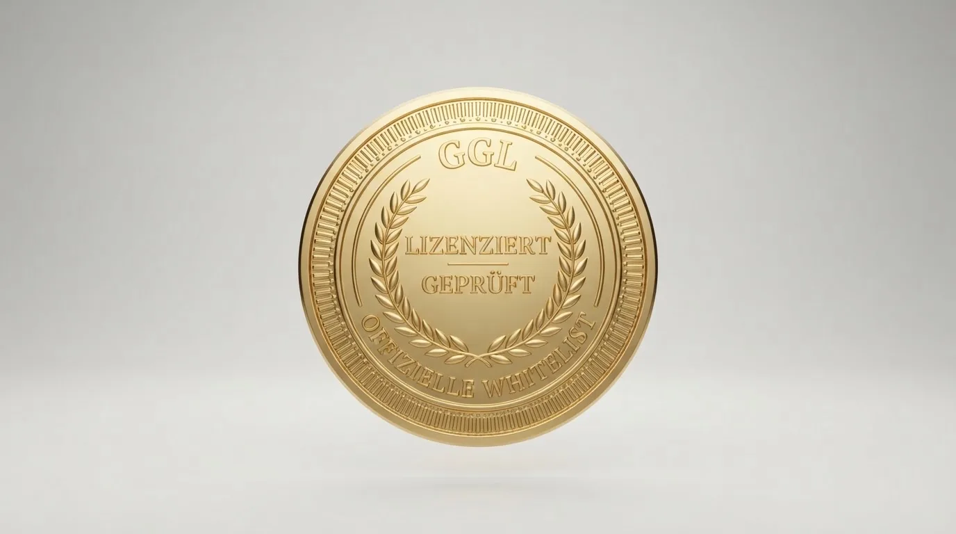 GGL-Whitelist-Auszug mit lizenzierten Anbietern als Nachbildung