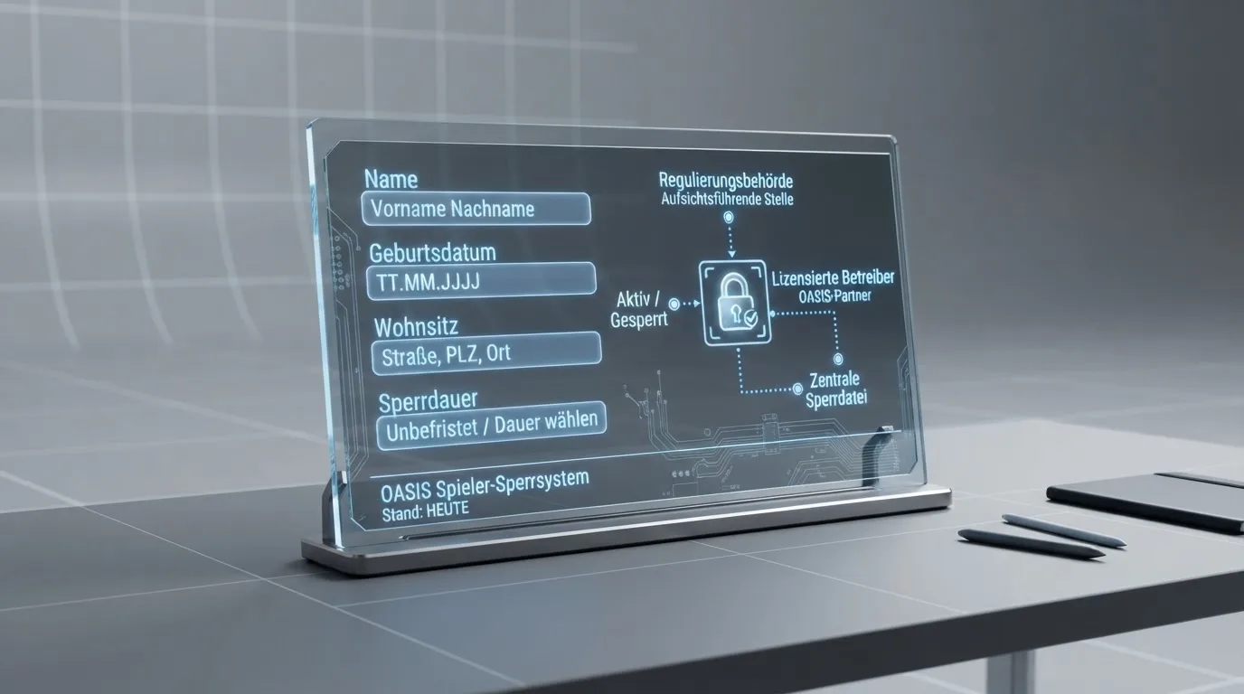 Schematische Darstellung: links Liste der gespeicherten Datenfelder, rechts Zugriffsberechtigte, in der Mitte ein Schloss-Icon