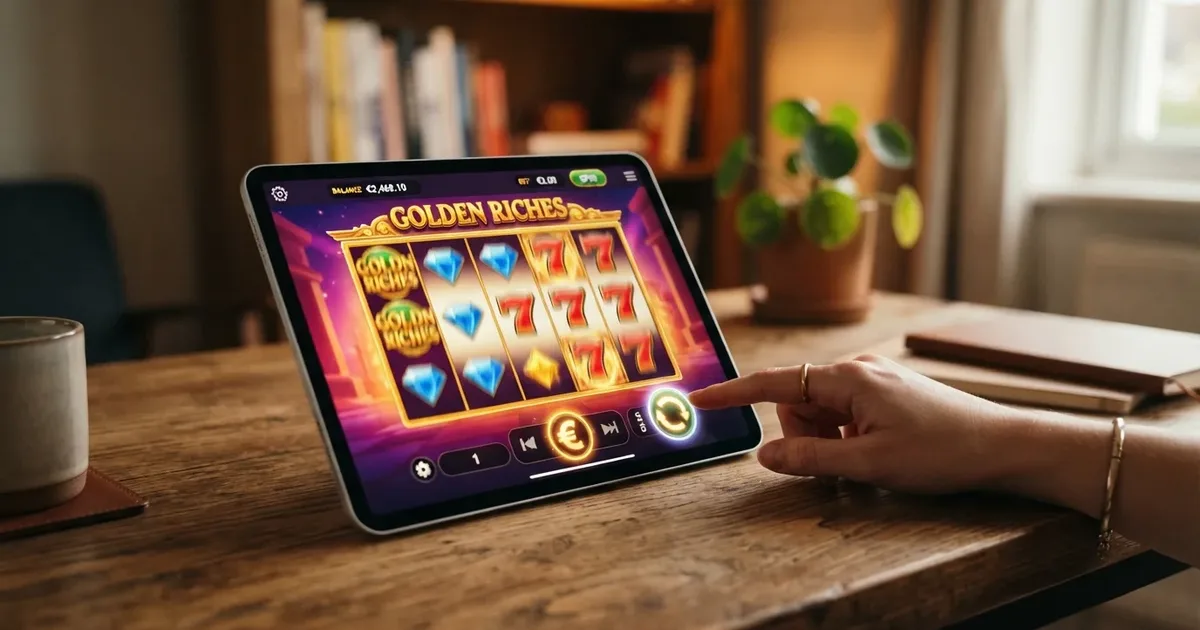 Startseite eines Online-Casinos ohne deutsche Einschränkungen mit sichtbarer Spielauswahl