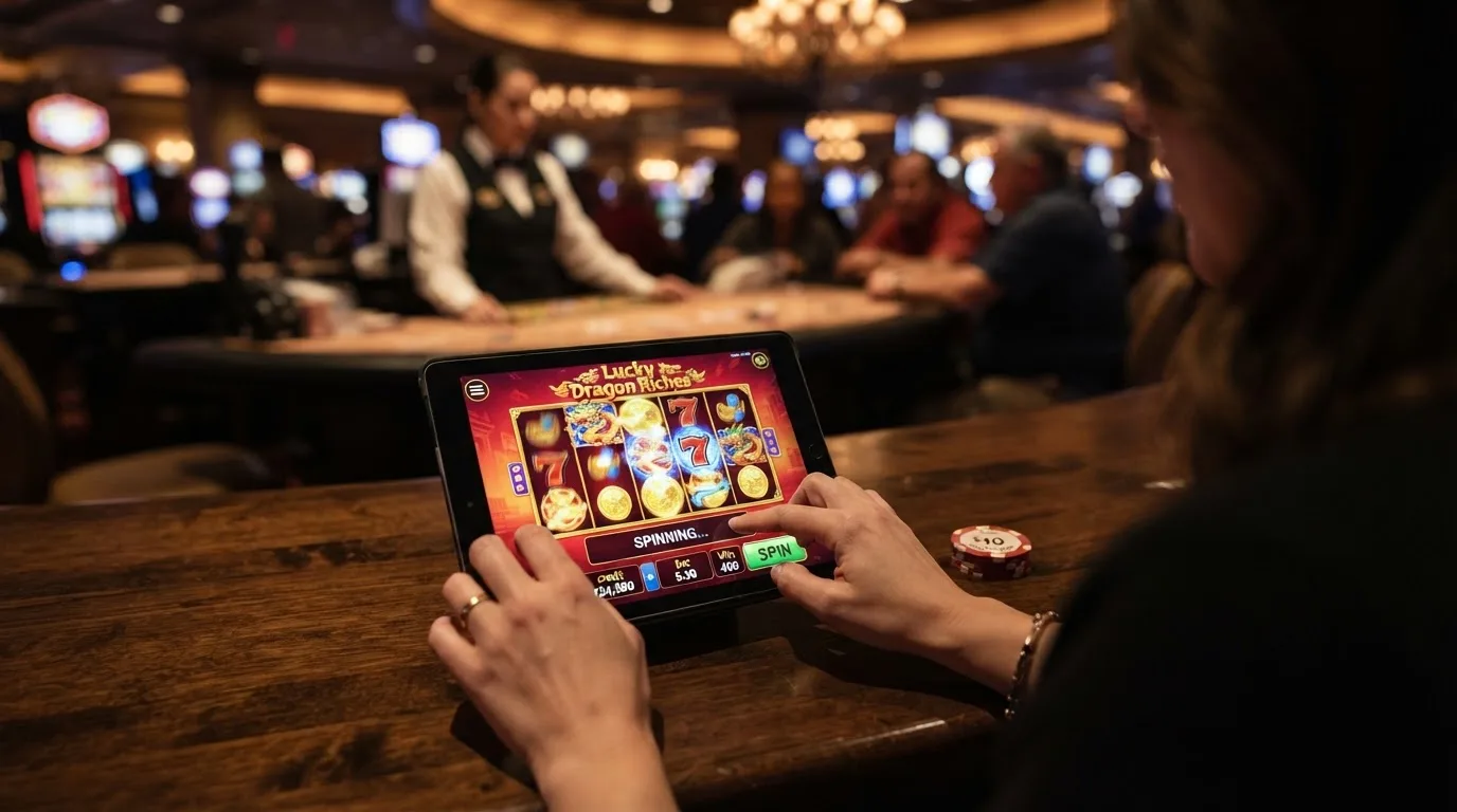 Slot-Walzen und Live-Casino