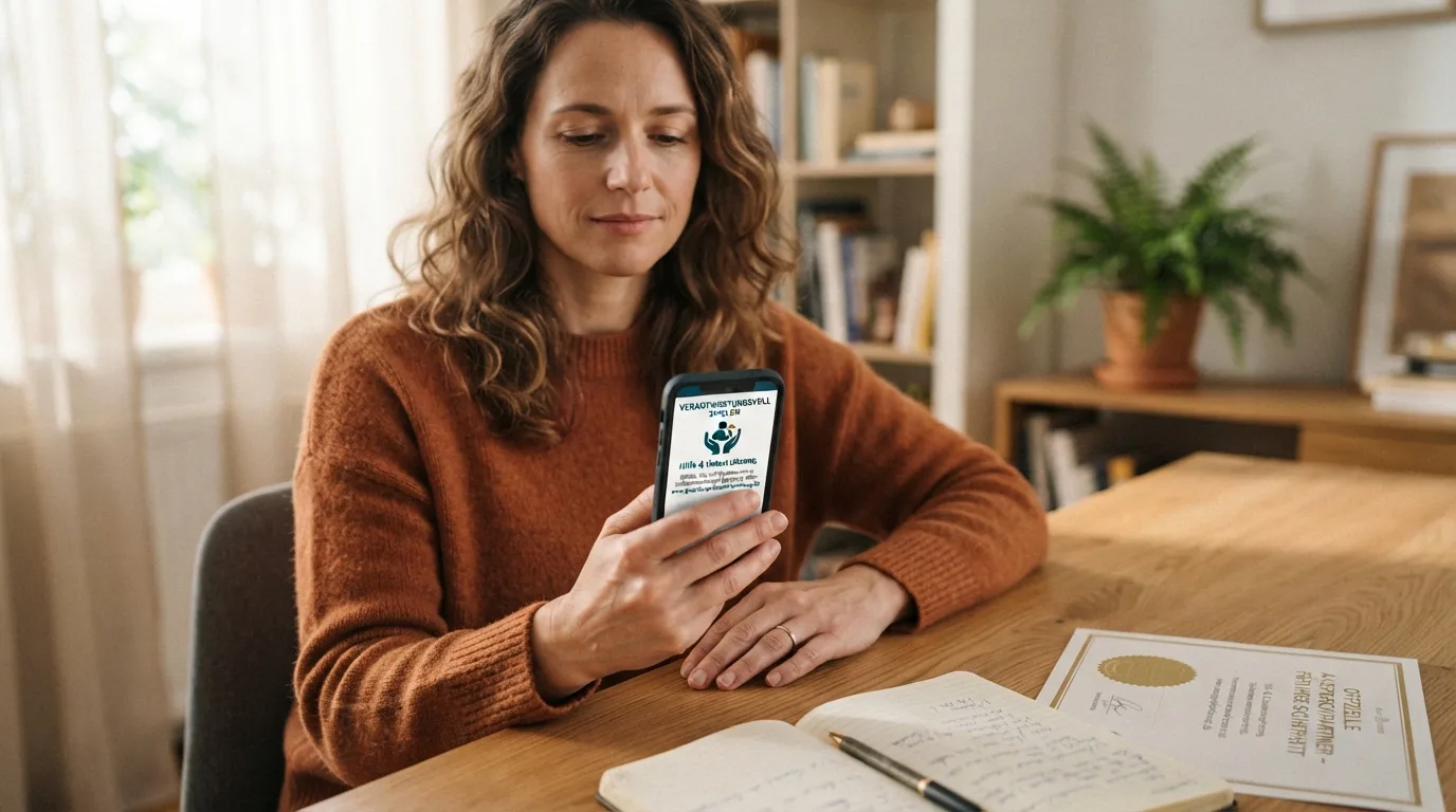BZgA-Logo und Smartphone mit geöffneter Check-dein-Spiel-Seite