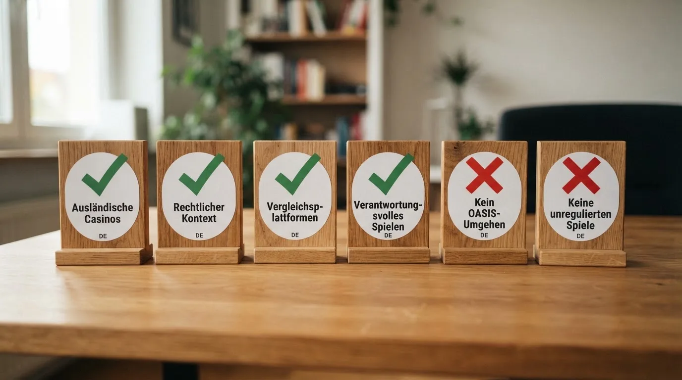 Vier Häkchen für den Leistungsumfang, zwei Kreuze für die Grenzen dieses Guides